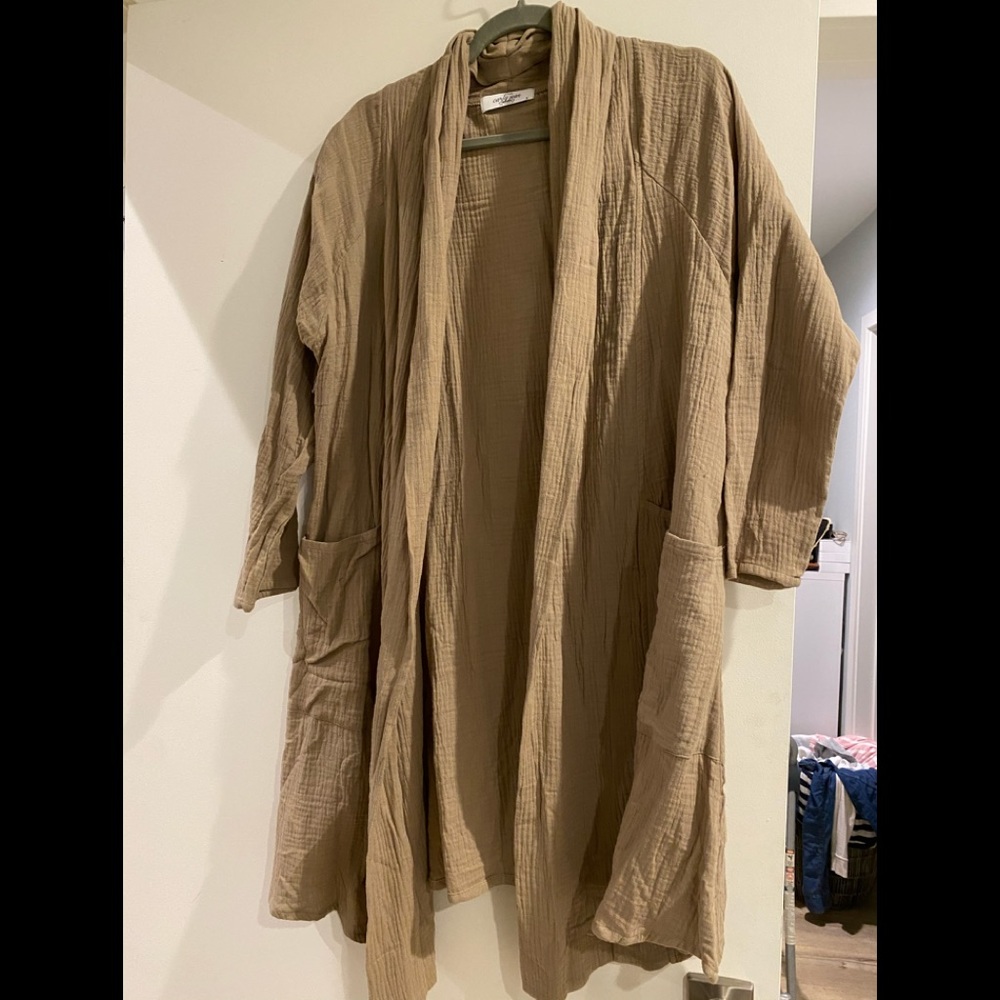Tan Gauze kimono
